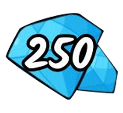 250 diamonds
